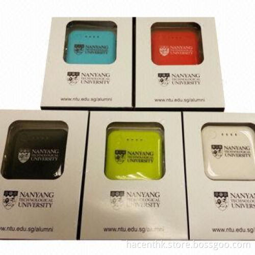 Best promotion gift 2200mAh square power bank for iPhone 5